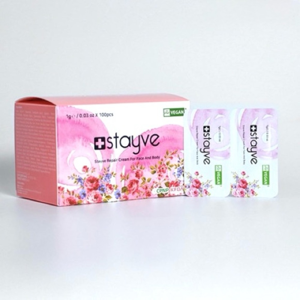 NEW STAYVE 100pcs 1g Repair Cream FOR FACE AND BODY Moisturizing BARRIER REPAIR